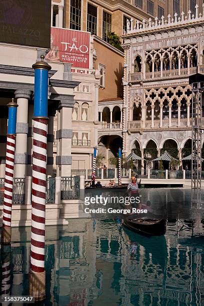The Venetian Hotel & Casino is decorated for its ''Winter in Venice'' promotion on November 18, 2012 in Las Vegas, Nevada. Tourism in America's ''Sin...