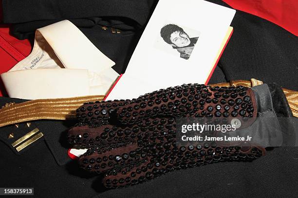 Nate D. Sanders media preview for Michael Jackson 1980's iconic stage-worn items on December 14, 2012 in Los Angeles, California.