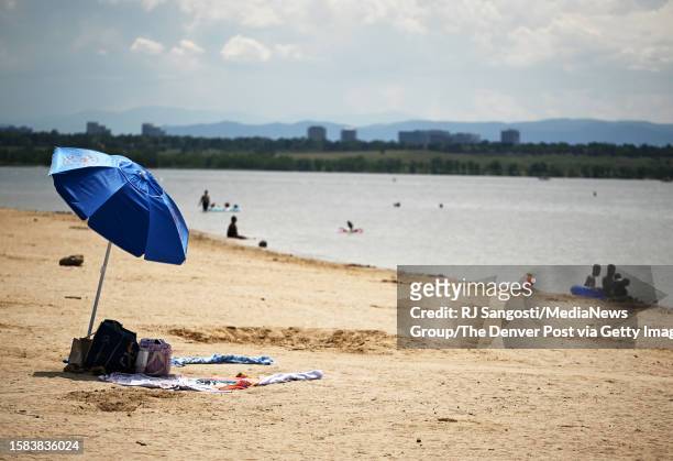 The east swim beach at Cherry Creek Reservoir remained open on July 31, 2023 at Cherry Creek State Park, Colorado. Colorado Parks and Wildlife has...