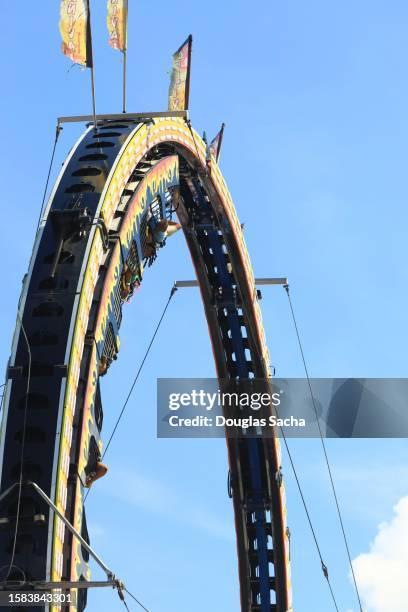 amusement park ride - amusement park ohio foto e immagini stock