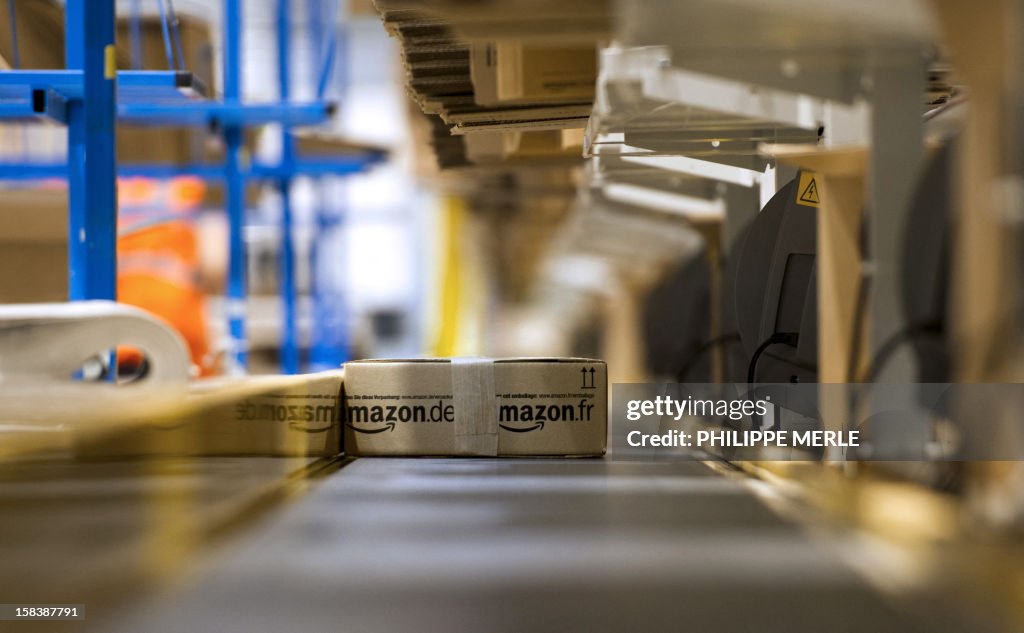 FRANCE-DISTRIBUTION-INTERNET-AMAZON