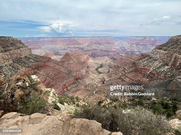 View from the Rim Trail Rock Wall at Grand Canyon Village on Thursday, September 8, 2022. Located near Verkamp's Visitor Center, this lookout offers...