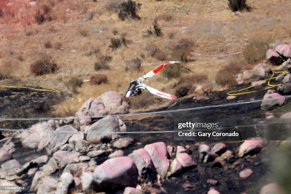 Two firefighting helicopters collided in mid-air near Pipeline Road and Apache Trail