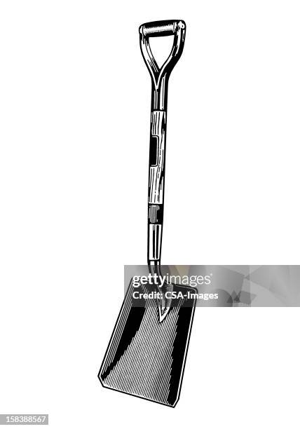shovel - spade stock illustrations