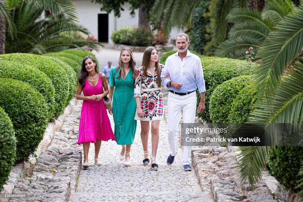 Spanish Royals Summer Photocall In Palma de Mallorca