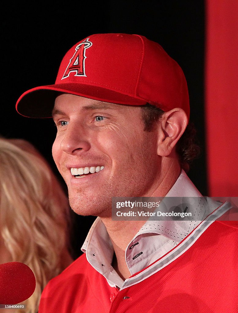 Los Angeles Angels of Anaheim Introduce Josh Hamilton