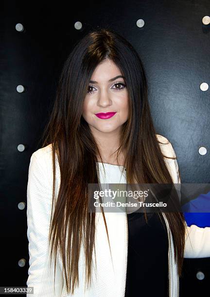 Kylie Jenner visits Kardashian Khaos at The Mirage Hotel and Casino on December 15, 2012 in Las Vegas, Nevada.