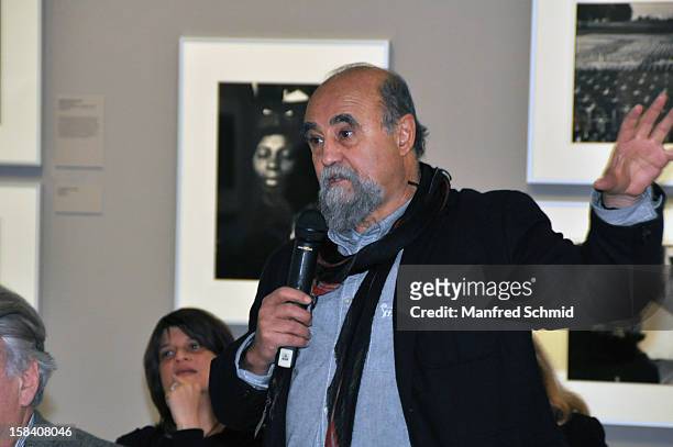Abbas Attar attends the exhibition press conference 'In Our Time' at Westlicht Museum on December 6, 2012 in Vienna, Austria.