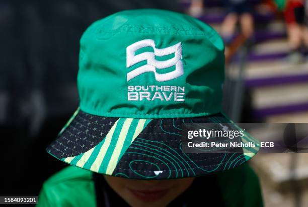 A fan wears a bucket hat during The Hundred match between Southern News  Photo - Getty Images