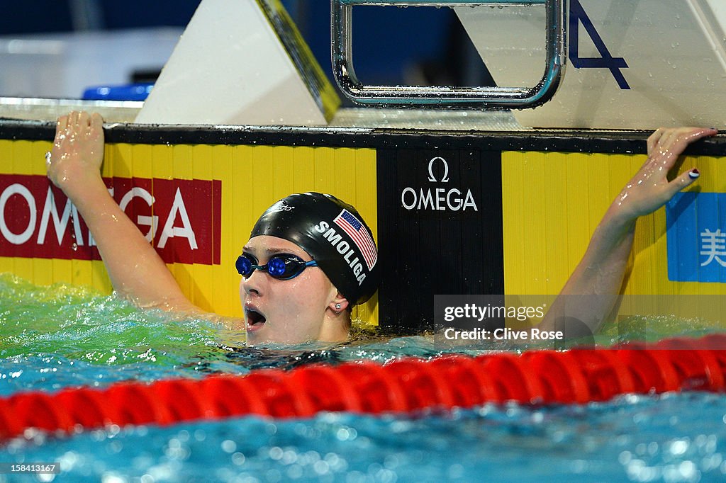 11th FINA World Swimming Championships (25m) - Day Four