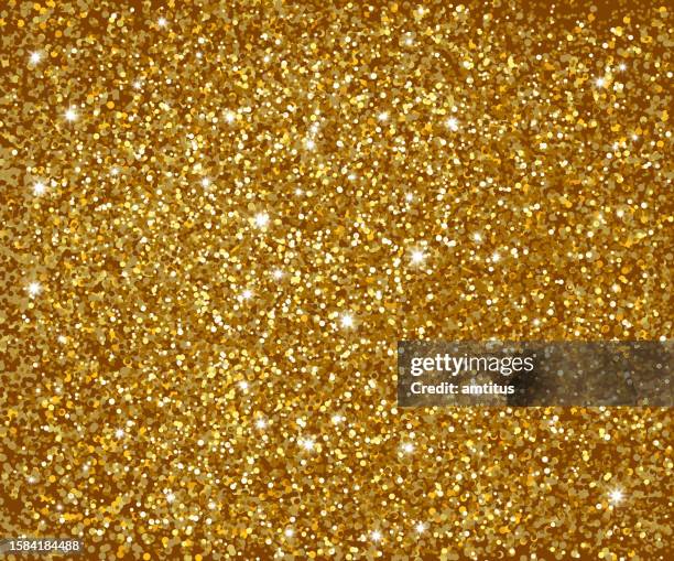 illustrazioni stock, clip art, cartoni animati e icone di tendenza di glitter dorato bg - dorato colore descrittivo