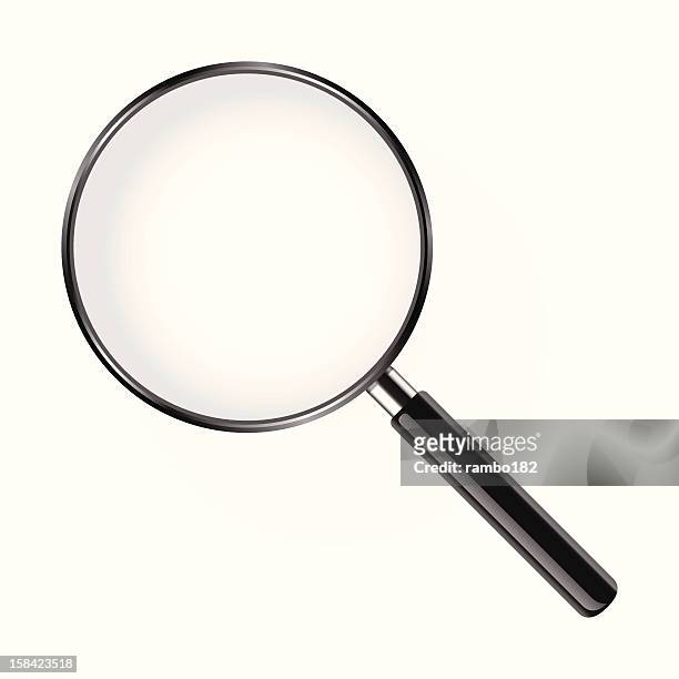 magnifying glass - magnifying glass stock illustrations