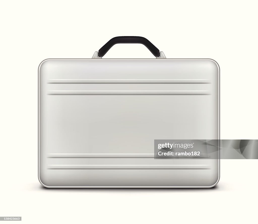 Maletín icono de plata