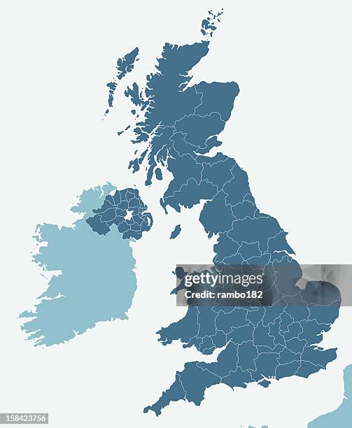 united königreich - britain map stock-grafiken, -clipart, -cartoons und -symbole