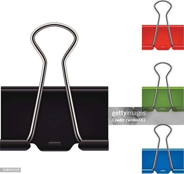 binder clip - clip stock-grafiken, -clipart, -cartoons und -symbole