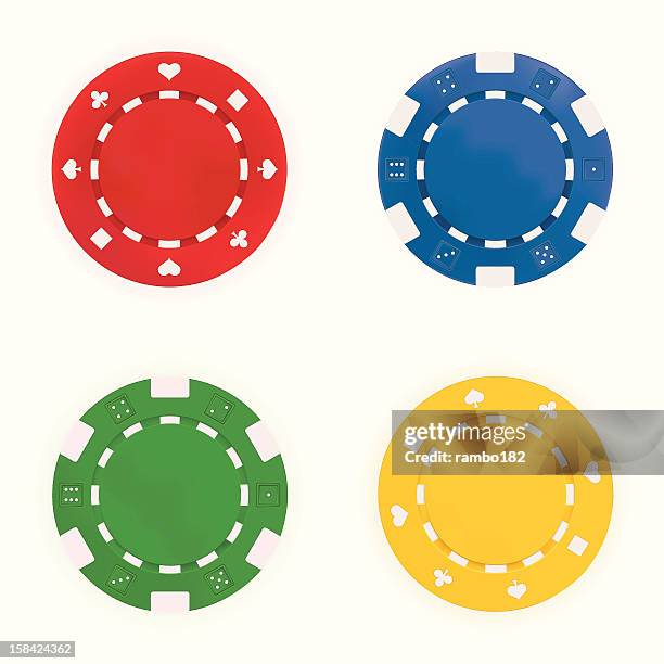 ilustraciones, imágenes clip art, dibujos animados e iconos de stock de chips de juegos - ficha de apuestas