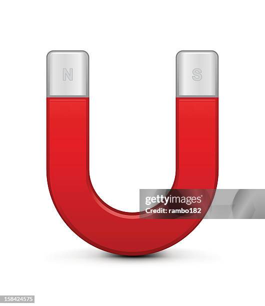 ilustraciones, imágenes clip art, dibujos animados e iconos de stock de icono de imán - imán