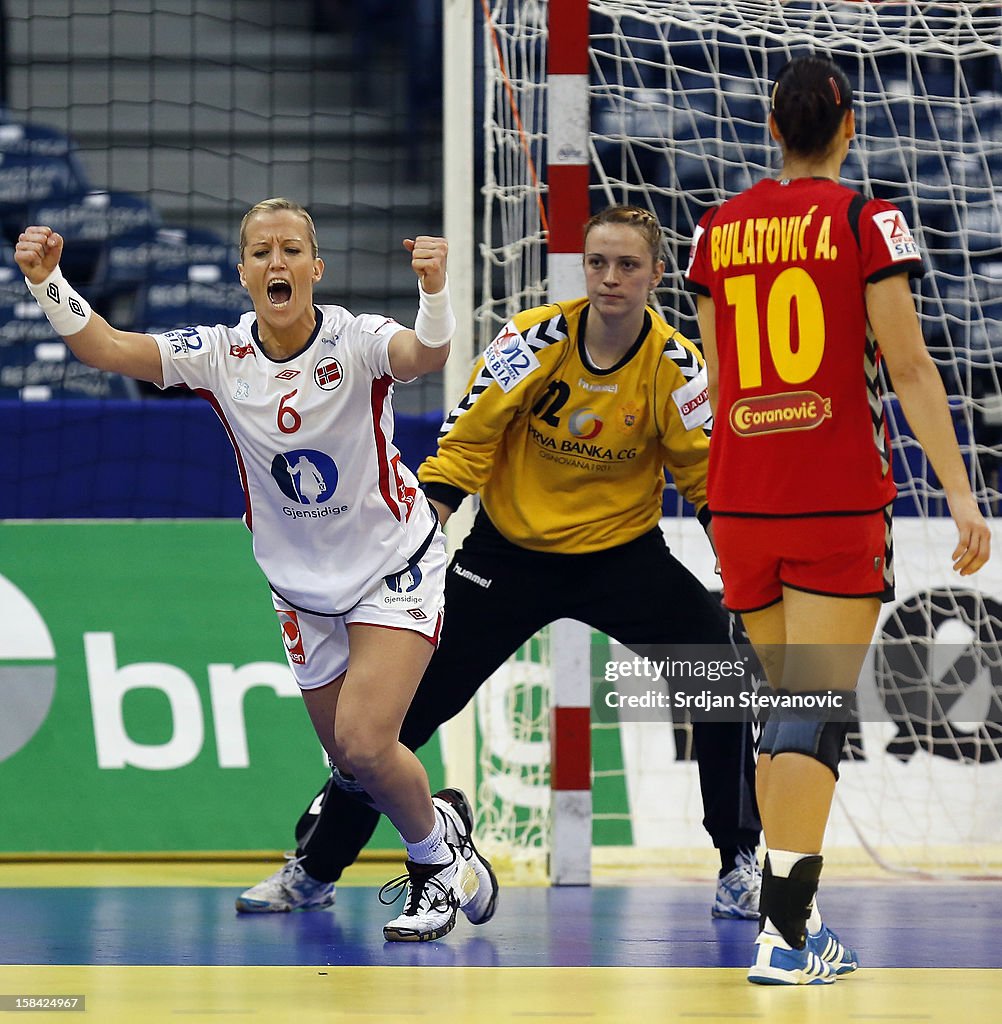 2012 EHF European Women's Handball Championship gold medal match - Norway v Montenegro