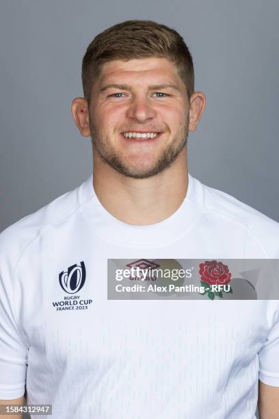 Jack Willis of England pose for a portrait at The Lensbury on July 05, 2023 in Teddington, England.