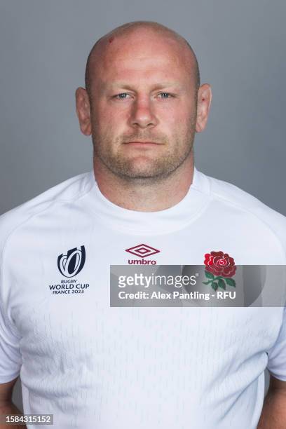 Dan Cole of England pose for a portrait at The Lensbury on July 05, 2023 in Teddington, England.