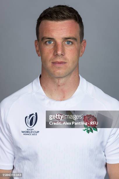 George Ford of England pose for a portrait at The Lensbury on July 05, 2023 in Teddington, England.