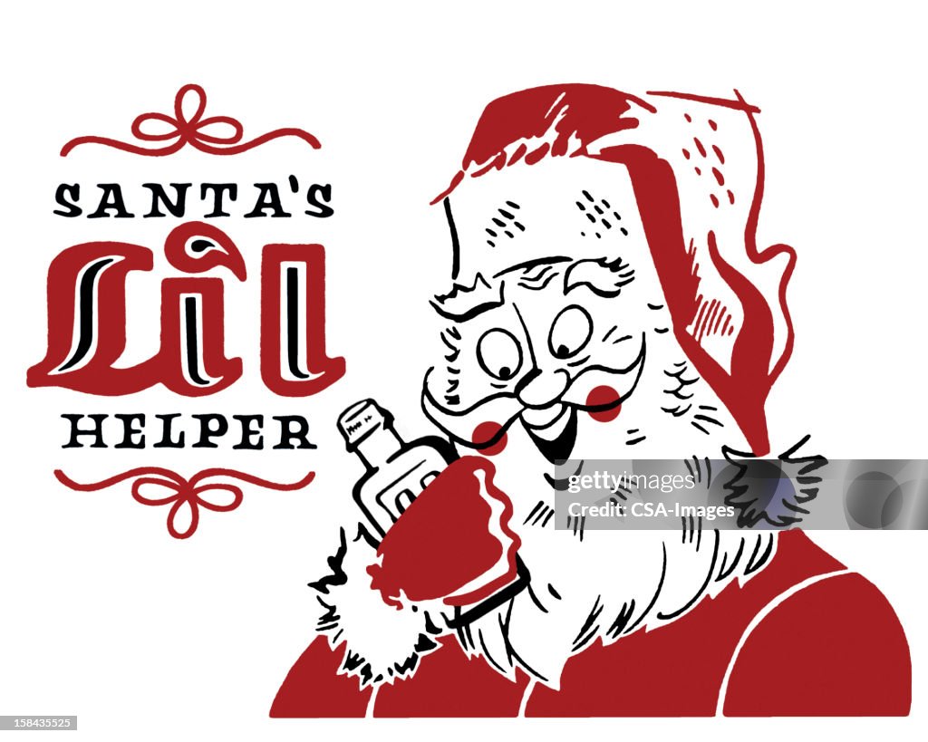 Li Helper Santa Santas Little Helper High-Res Vector Graphic - Getty Images