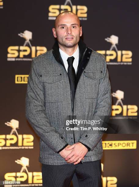 110m hurdler Andy Turner attends the BBC Sports Personality of the Year Awards at ExCeL on December 16, 2012 in London, England.