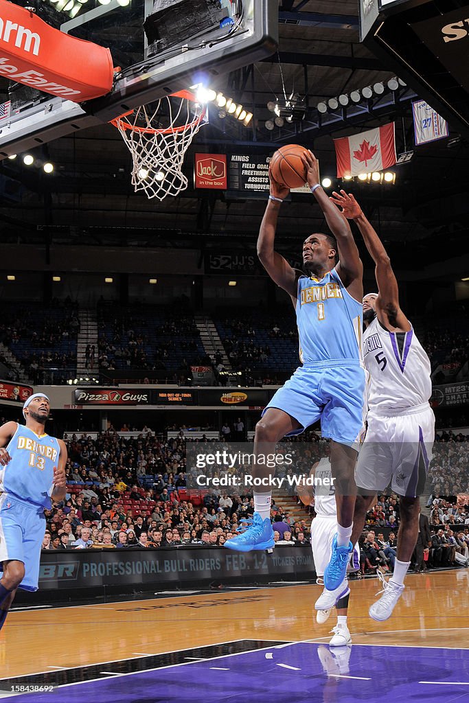 Denver Nuggets v Sacramento Kings