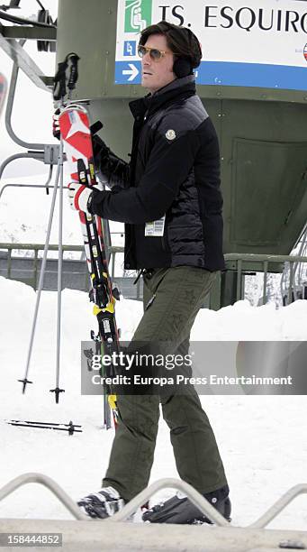 Luis Medina is seen on December 7, 2012 in Baqueira Beret, Spain.