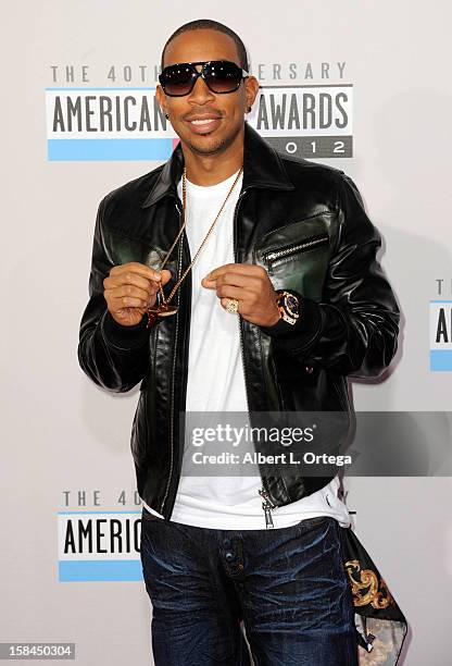 Rapper Ludacris arrives for the 40th Anniversary American Music Awards - Arrivals held at Nokia Theater L.A. Live on November 18, 2012 in Los...