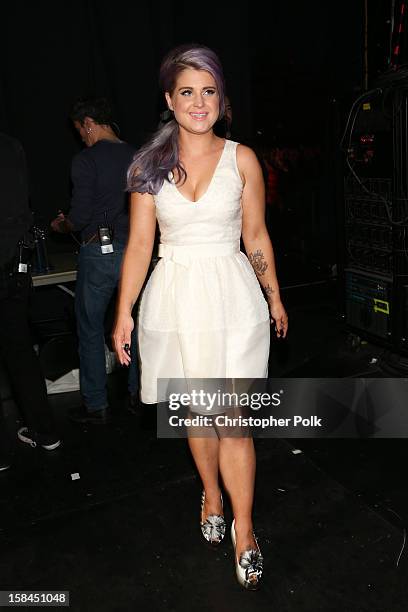 Personality Kelly Osbourne attends "VH1 Divas" 2012 at The Shrine Auditorium on December 16, 2012 in Los Angeles, California.