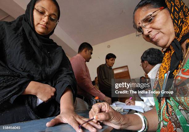 Voting ended peacefully on Thursday, December 13 in the first phase of the Gujarat assembly elections with no untoward incident being reported....