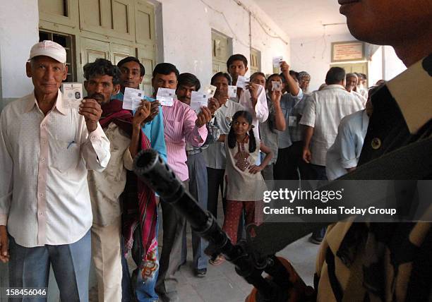 Voting ended peacefully on Thursday, December 13 in the first phase of the Gujarat assembly elections with no untoward incident being reported....