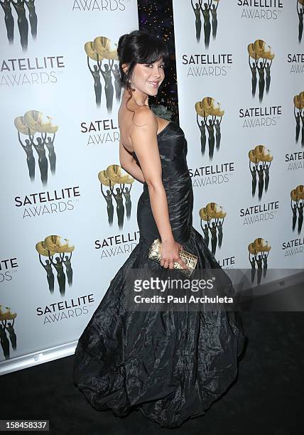 Actress Carla Ortiz attends the International Press Academy's 17th Annual Satellite Awards at InterContinental Hotel on December 16, 2012 in Century...