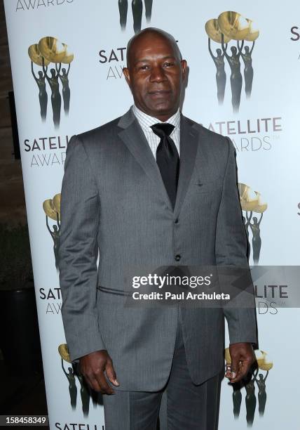 Actor Dennis Haysbert attends the International Press Academy's 17th Annual Satellite Awards at InterContinental Hotel on December 16, 2012 in...
