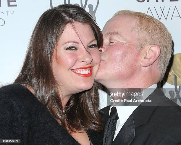 Ruve McDonough and Actor Neal McDonough attends the International Press Academy's 17th Annual Satellite Awards at InterContinental Hotel on December...