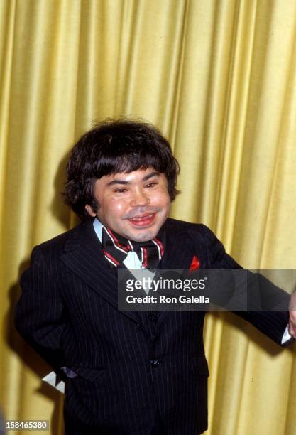 Actor Herve Villechaize attending 36th Annual Golden Globe Awards on January 27, 1979 at the Beverly Hilton Hotel in Beverly Hills, California.