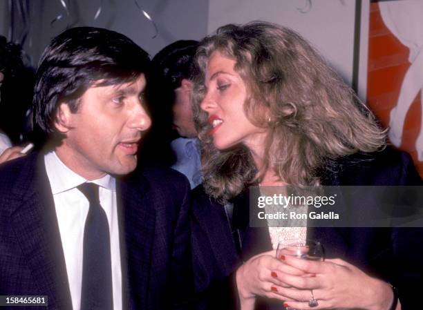 Athlete Ilie Nastase and fiance Adelaide Alexandra King attend their pre-wedding party on September 5, 1984 at Amsterdam Restaurant in New York City.