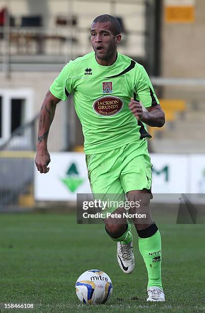 Clarke Carlisle of Northampton Town in action during the npower League Two match between Torquay United and Northampton Town at Plainmoor on December...