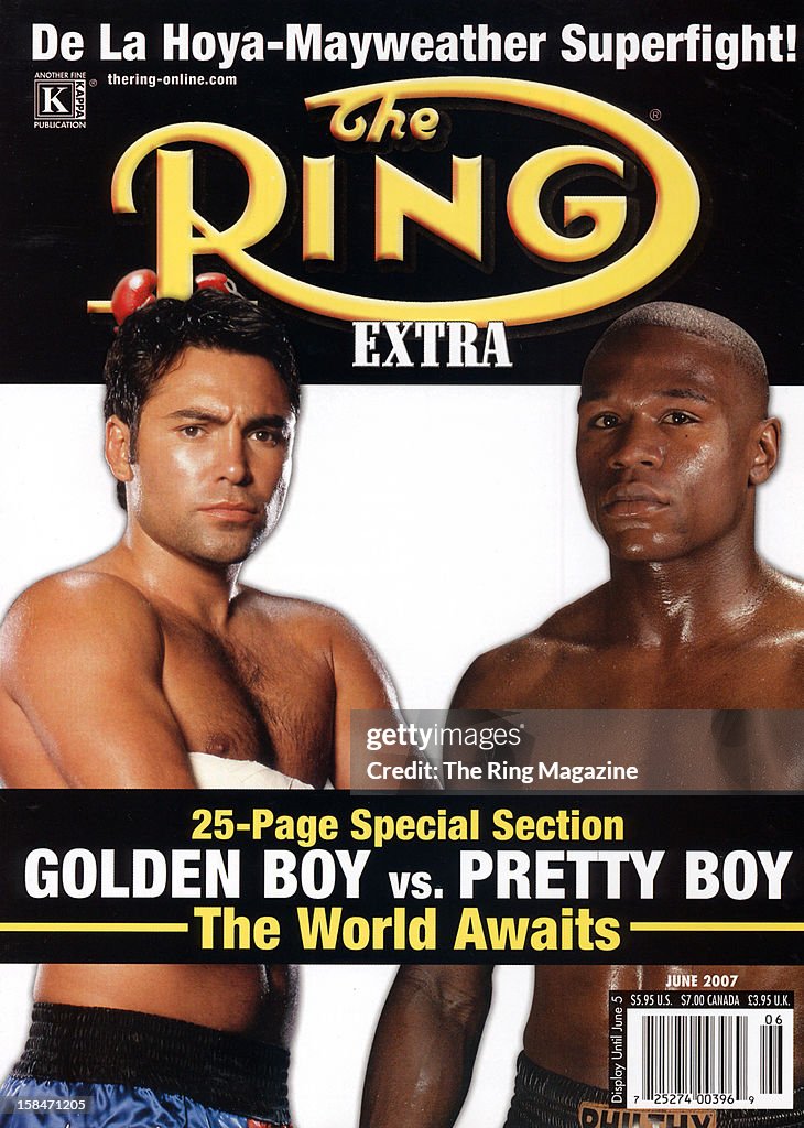 Ring Magazine Cover -  Oscar De La Hoya and Floyd Mayweather Jr.