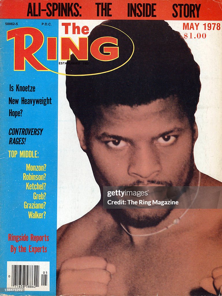 Ring Magazine Cover -Leon Spinks