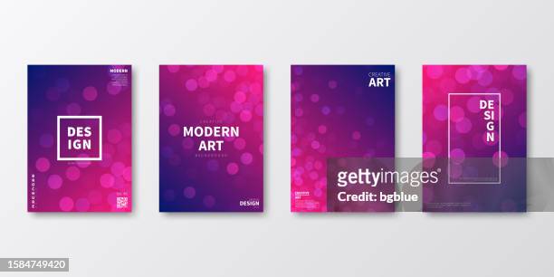 brochure template layout, pink cover design, business annual report, flyer, magazine - cool backgrounds stock illustrations