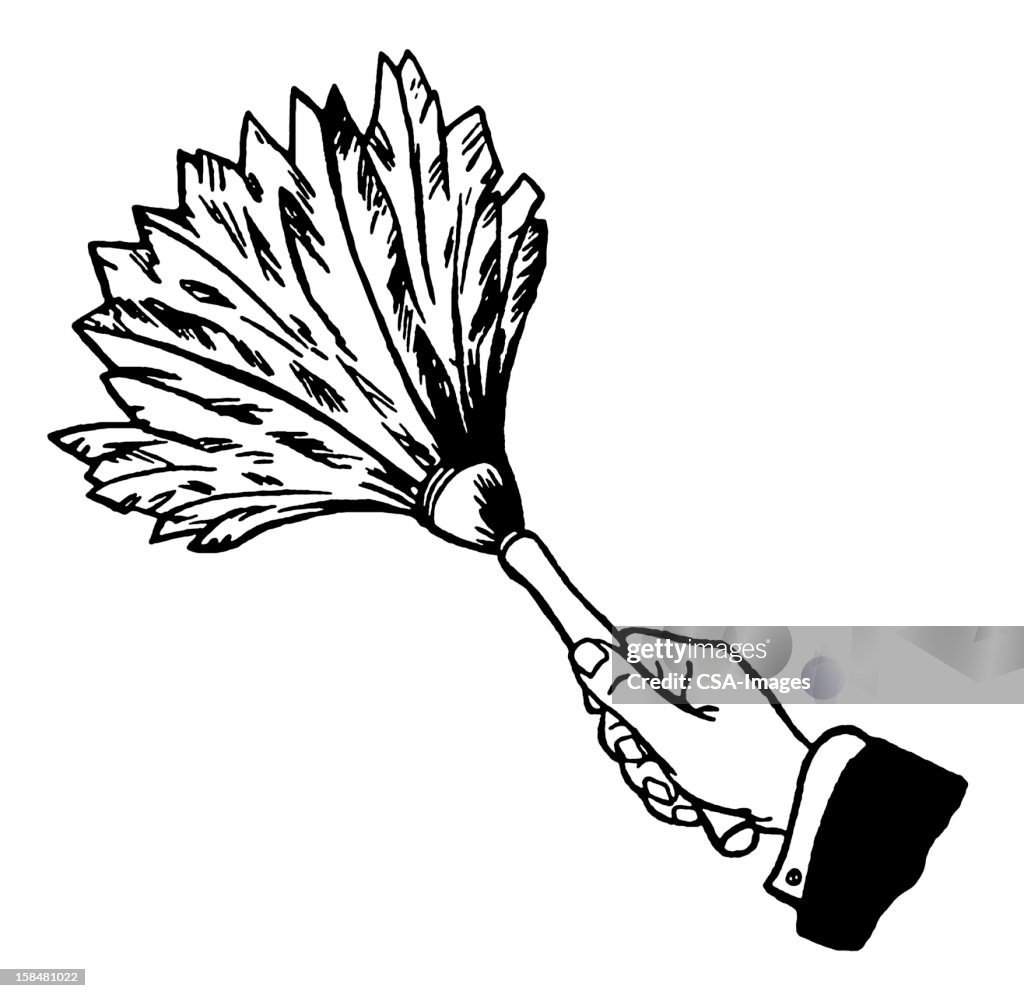 Dust R Drawing Feather Duster Illustration