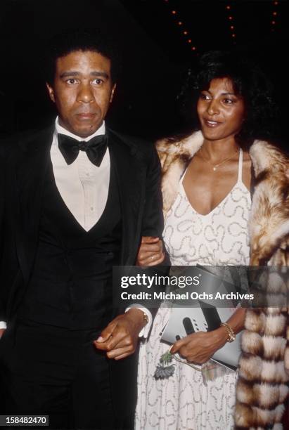 Richard Pryor and Pam Grier circa 1977 in Los Angeles California.