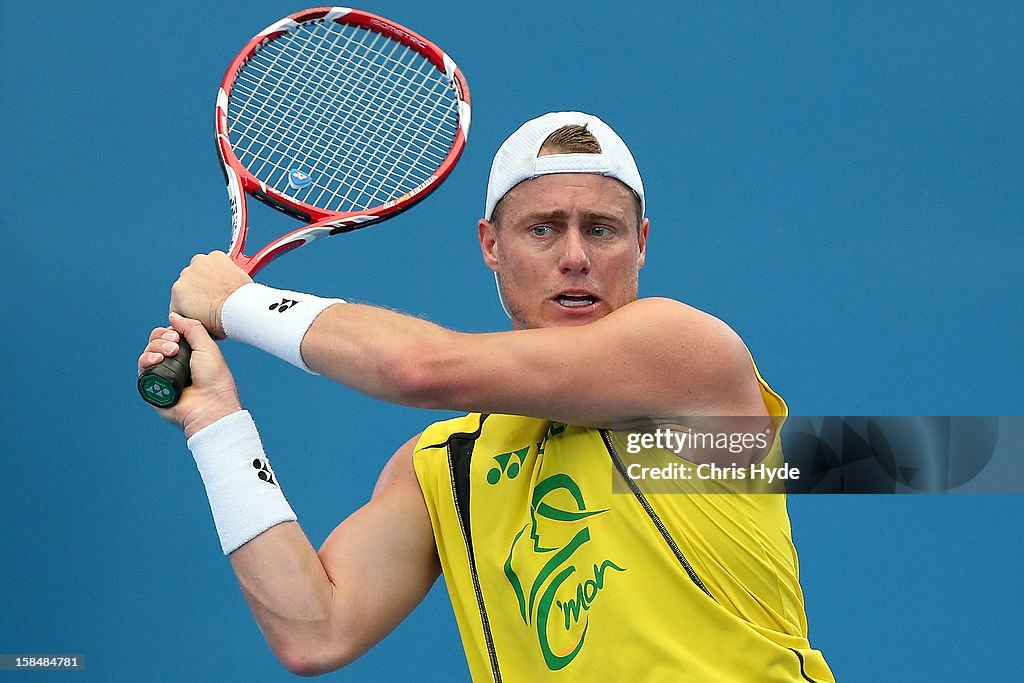 Lleyton Hewitt Practice Session