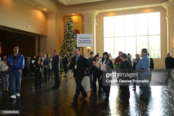 General view during MGM Resorts International presentation of "Inspiring Our World" at Mandalay Bay on December 17, 2012 in Las Vegas, Nevada.