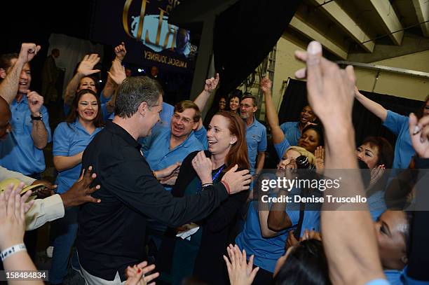 Chairman and CEO of MGM Resorts International Jim Murren during MGM Resorts International presentation of "Inspiring Our World" at Mandalay Bay on...