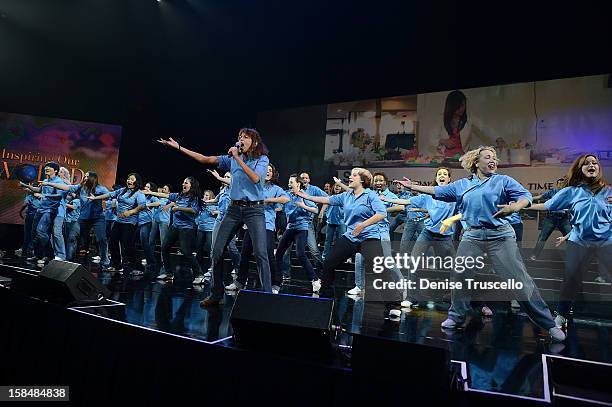 General view at MGM Resorts International presentation of "Inspiring Our World" at Mandalay Bay on December 17, 2012 in Las Vegas, Nevada.