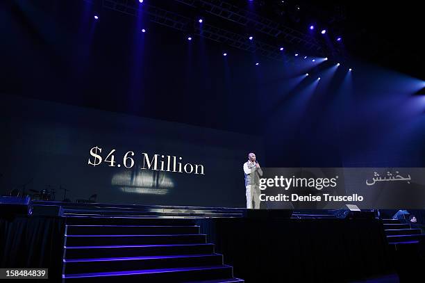 Ondra Berry during MGM Resorts International presentation "Inspiring Our World" on December 17, 2012 in Las Vegas, Nevada.