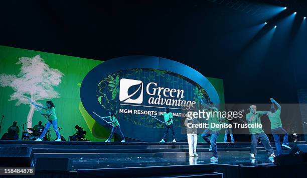 General view during MGM Resorts International presentation "Inspiring Our World" on December 17, 2012 in Las Vegas, Nevada.